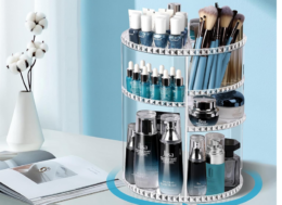 50% off 360 Rotating Make Up Organizer on Amazon | Great Ratings!