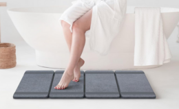 50% off Foldable Stone Bath Mat on Amazon | Lowest Price