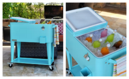 Permasteel 80 Qt. Turquoise Chest Cooler $89 Shipped!