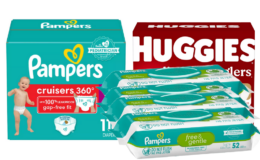 Stacking Deal! Pay $36 for $85 in Pampers & Huggies at Target