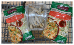 Chicken Salad Meal Deal $7 at Stop & Shop | Buy 2 bags of salad, get the grilled chicken FREE!