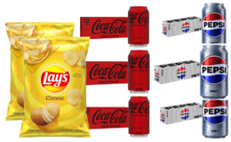 Stock Up! Over 50% off Soda 12 packs & Lays Chips at Target!