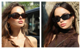 Extra 50% off Vcarsian Trendy Rectangle Sunglasses for Women & Men on Amazon