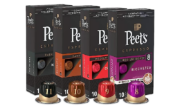 Select Prime Members 25% Off + Extra 20% Off Peet's Coffee Espresso 40 Count (4 Boxes of 10 Capsules) | $.32/Cup