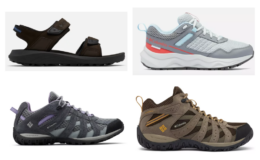 Extra 20% Off Columbia Hiking Shoes, Jackets, & Sandals & More | Trailstorm Hiker $33.60, Redmond Hiker $36