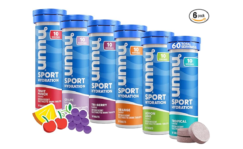 59 Off Nuun Sport Electrolyte Tablets for Proactive Hydration 6 Tubes