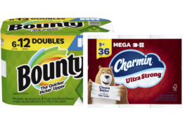 HOT! BIG Packs of Charmin & Bounty Paper Products $4.98 at Walgreens!