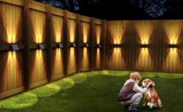 50% off 6 Pack Solar Fence Lights on Amazon | Elevate Your Yard!
