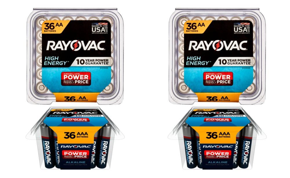Walmart Deal Rayovac High Energy AA Batteries & AAA Batteries 19.97