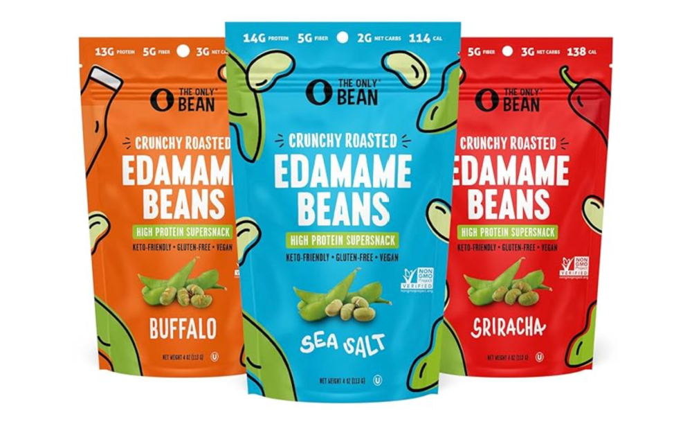 45% Off The Only Bean Crunchy Dry Roasted Edamame Beans (Variety Pack ...