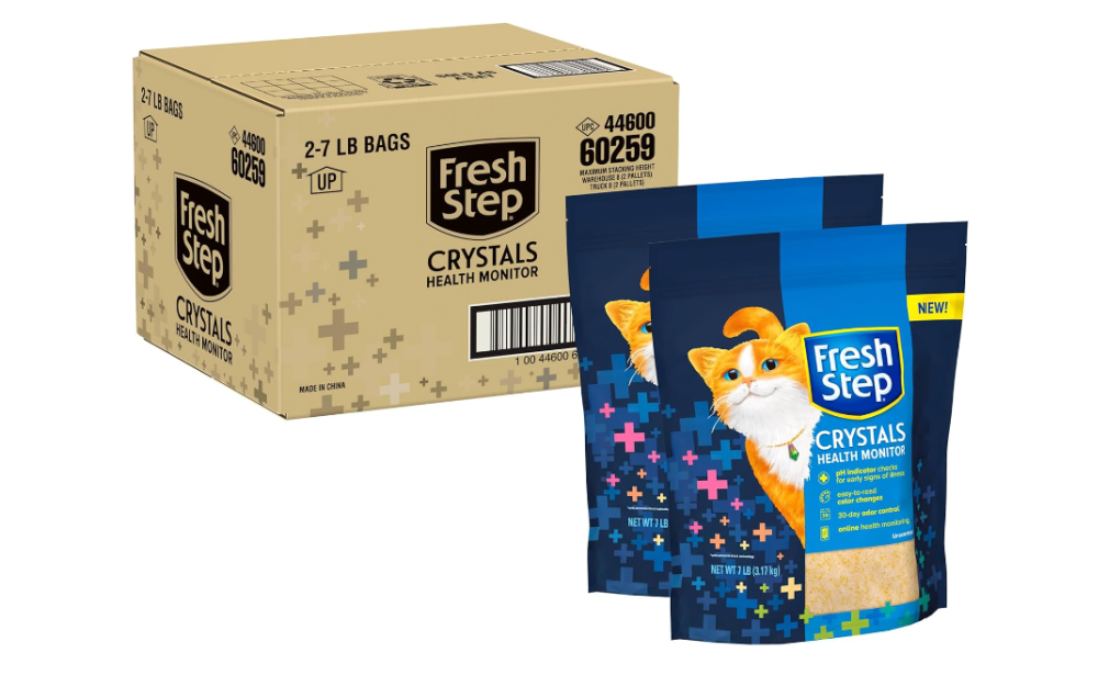 66 off Fresh Step Health Monitoring Crystal Cat Litter 2 Pk on Amazon
