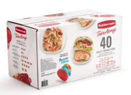 Rubbermaid Food Storage Container, 40-Piece Set just $15.96 at Walmart (Reg. $27)