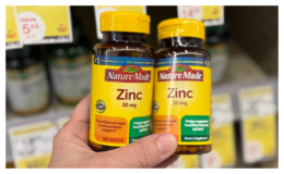 Nature Made Zinc Vitamins as low as $1.35 each at Walgreens | Reg: $4.99