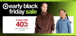 LAST DAY! Target Early Black Friday Sale | 40% off PJs, Sweaters, Holiday & More!