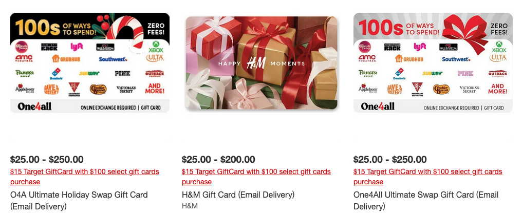 Target Gift Card Sign Today Only at Target | $15 Target Gift Card with $100 Gift Card ...