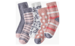 50% off Fuzzy Socks 5 Pairs {Amazon} | $1 Each