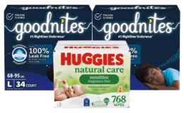 Diaper Deal! Pay as low as $51 for $82 worth of Goodnites & Huggies Wipes at Target | Just Use Your Phone {Ibotta}