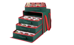 50% off Christmas Ornament Storage Box with Adjustable Dividers { Amazon}