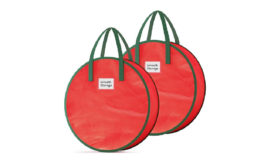 70% Off 2-Pack Christmas Wreath Storage Bag | Under $9