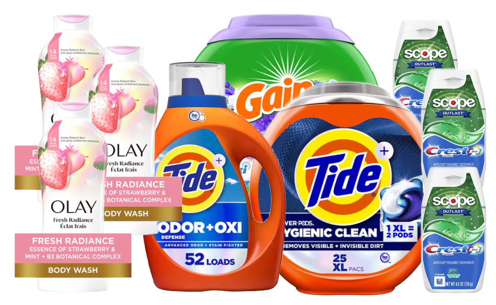 Pickup Idea! Pay just $4 for $88 in Tide, Gain, Olay & Crest at Walgreens | Just Use Your Phone
