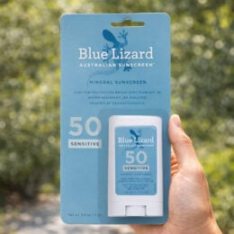 Blue Lizard Sensitive Mineral Face Stick SPF 50 $6.xx on Amazon!