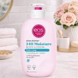 eos Shea Butter 24 hr Moisture Body Lotion just $6.xx on Amazon