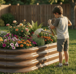 4ft Galvanized Raised Garden Beds $21 each at Walmart! (Reg $46)