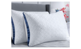 50% Off Set of 2 Cooling Hotel Luxury Bed Pillows at Amazon | Under $10 Each