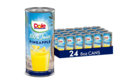 Stock Up Price! Dole 100% Pineapple Juice, 100% Fruit Juice 24 pk at Amazon | Under $10