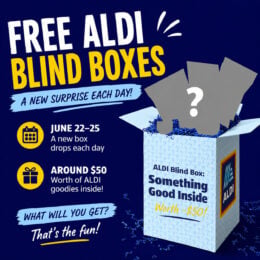 FREE ALDI Blind Boxes Are Coming June 22–25