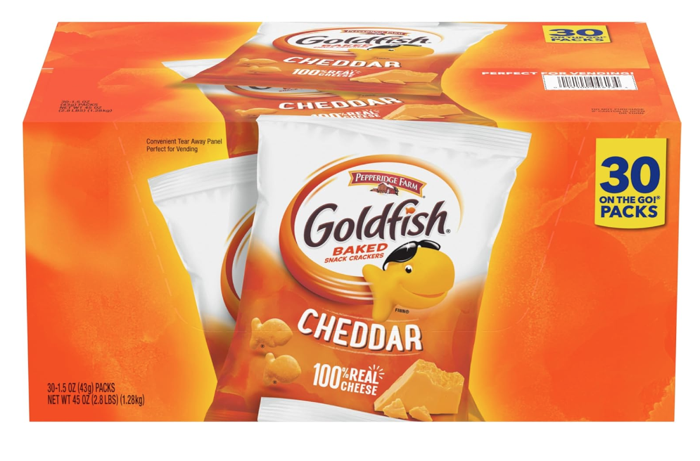 Goldfish Individual Bags just $10xx on Amazon | 30ct bags