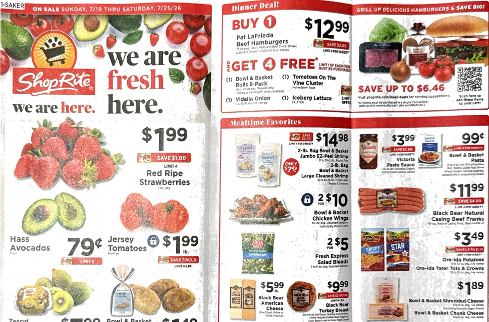 ShopRite Preview Ad for the week of 7/19/26