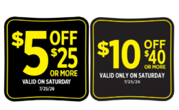 New $5/$25 or $10/$40 Dollar General Coupon | Deal ideas for both coupons | Just Use Your Phone {07/25 ONLY}