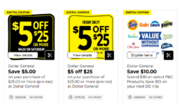 New $5/$25 Friday/Saturday Dollar General Coupons | 3 Great Deal Ideas! | Just Use Your Phone