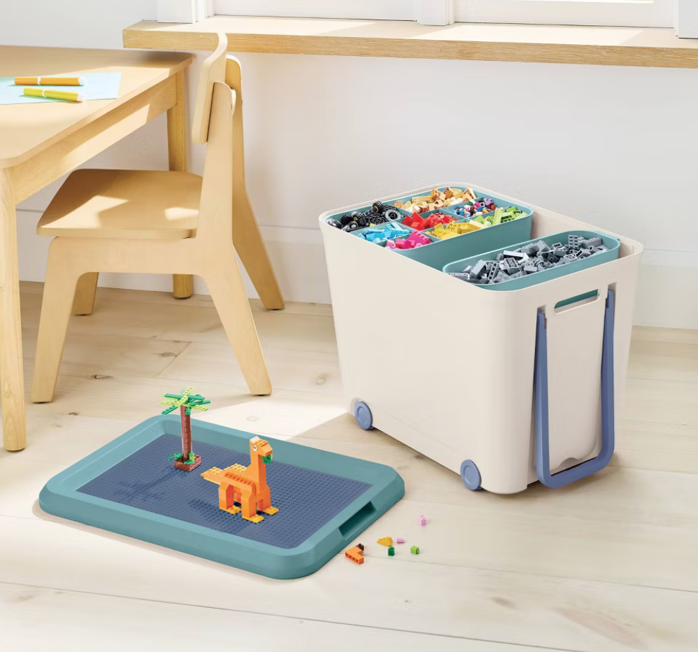 NEW! Rolling Lego Storage Tub for $24 at Target (Reg $30)
