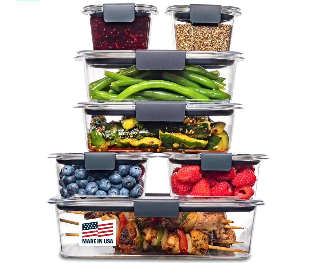 Rubbermaid Brilliance Food Storage 14 Piece Set $27.XX on Amazon!