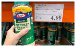 Costco: Hot Price on Kraft Parmesan only $3.99 (reg. $8.29) {Ibotta}