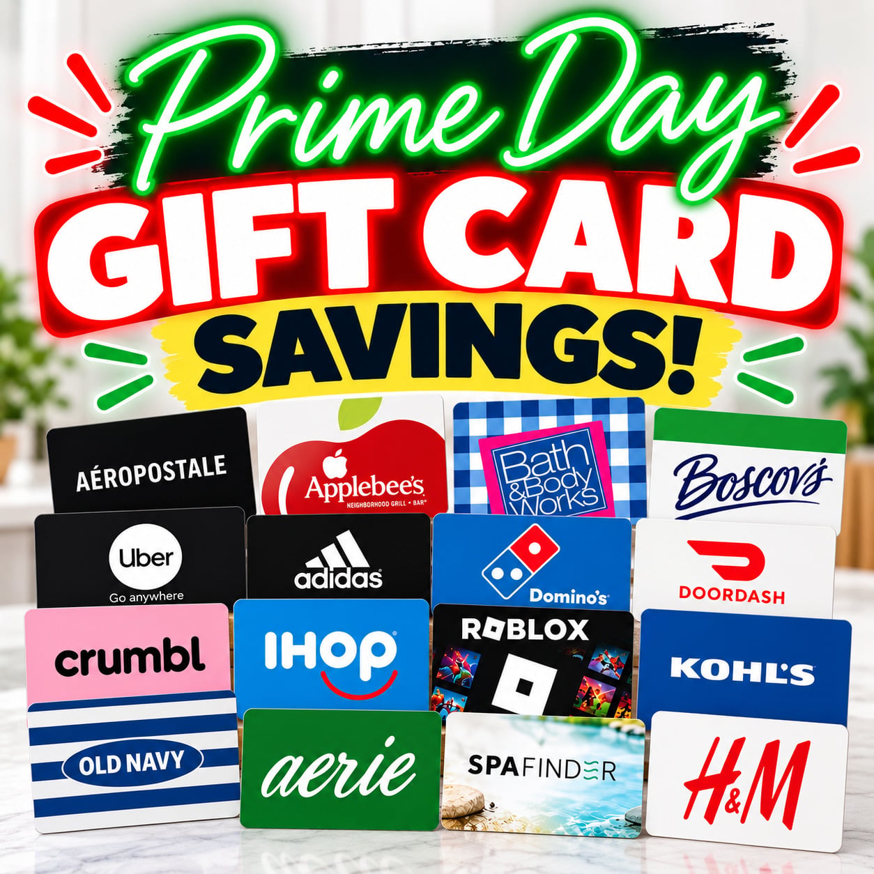 Hot & Popular!! Gift Card Deals for Amazon Prime Day – These go FAST ...