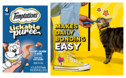 Temptations Lickable Puree Cat Treats just $0.72 each at Walmart (reg. $2.38 each) | Just Use Your Phone {Fetch}