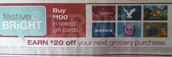 Hot Hot! Acme, Shaws & Albertsons Gift Card Catalina Deal - Up to $20 Money Maker! | Living Rich ...