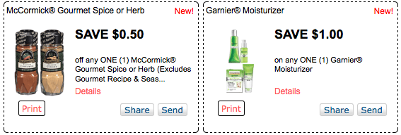 Printable Coupons from Red Plum – McCormick, Scotties, Garnier &amp; more ...