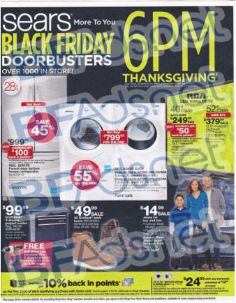 Sears Black Friday Ad 2014 + Print List of Deals | Living Rich With ...