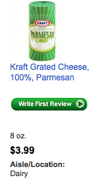 Rare $0.55/1 Kraft Grated Parmesan Coupon – as Low as $0.38 at Target ...