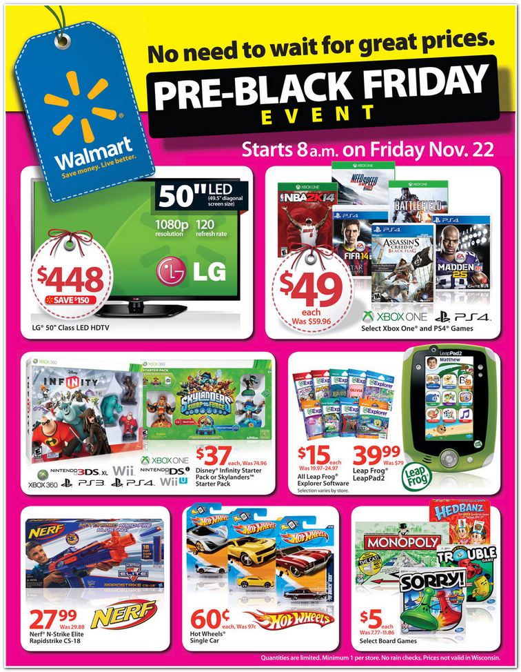 Walmart Matches Competitors Black Friday 11/22Living Rich With Coupons®