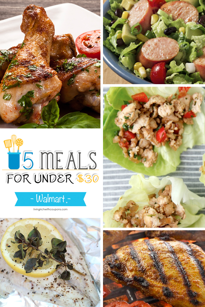 5 Meals for Under $30 at Walmart – Week ending 6/6/15 | Living Rich ...