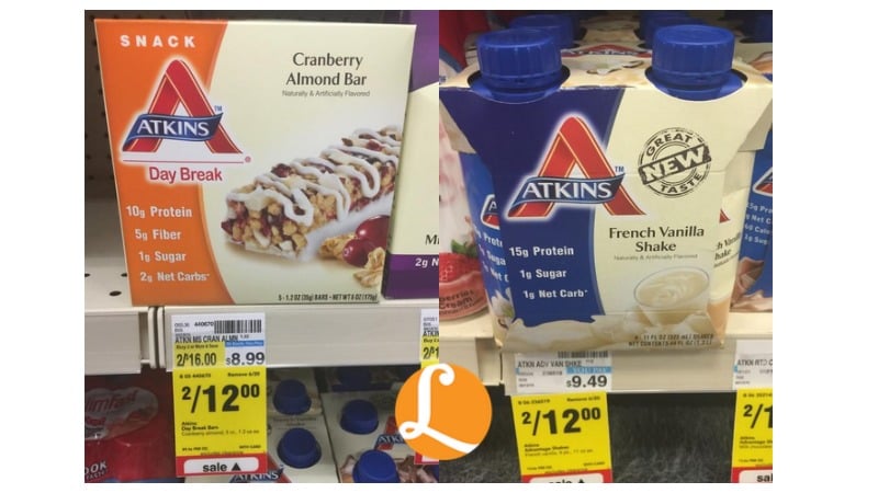 Atkins Shakes &amp; Bars Just $3 at CVS! | Living Rich With Coupons®