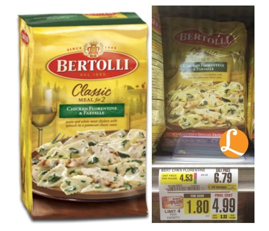 Bertolli Classic Meals For 2 Only $0.99 at ShopRite! | Living Rich With ...