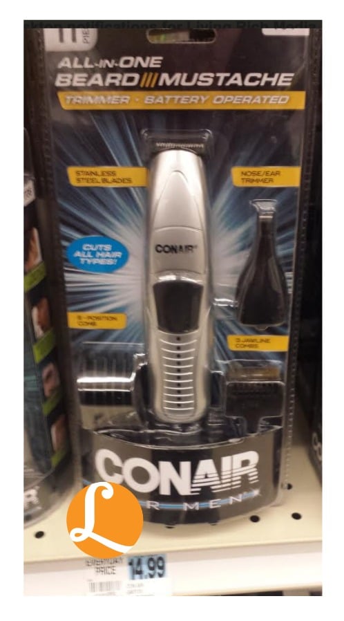 Conair All-In-One Beard &amp; Mustache Trimmer Only $1.24 at Rite Aid! {4/ ...