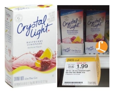 Crystal Light On The Go Drink Sticks Only $0.59 at Target! | Living ...