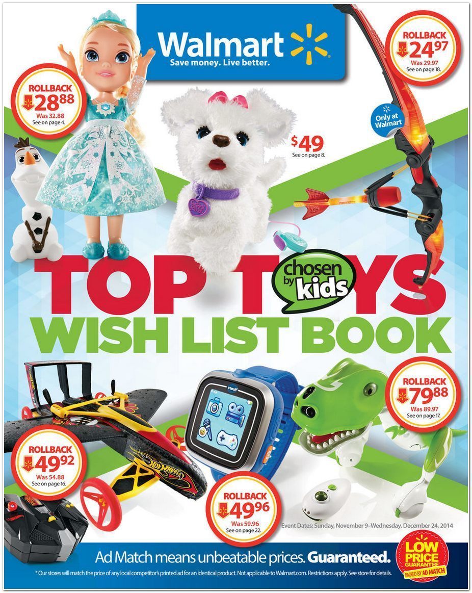 Walmart Toy Book Black Friday 2014 - Toy Deals -Living Rich With Coupons®